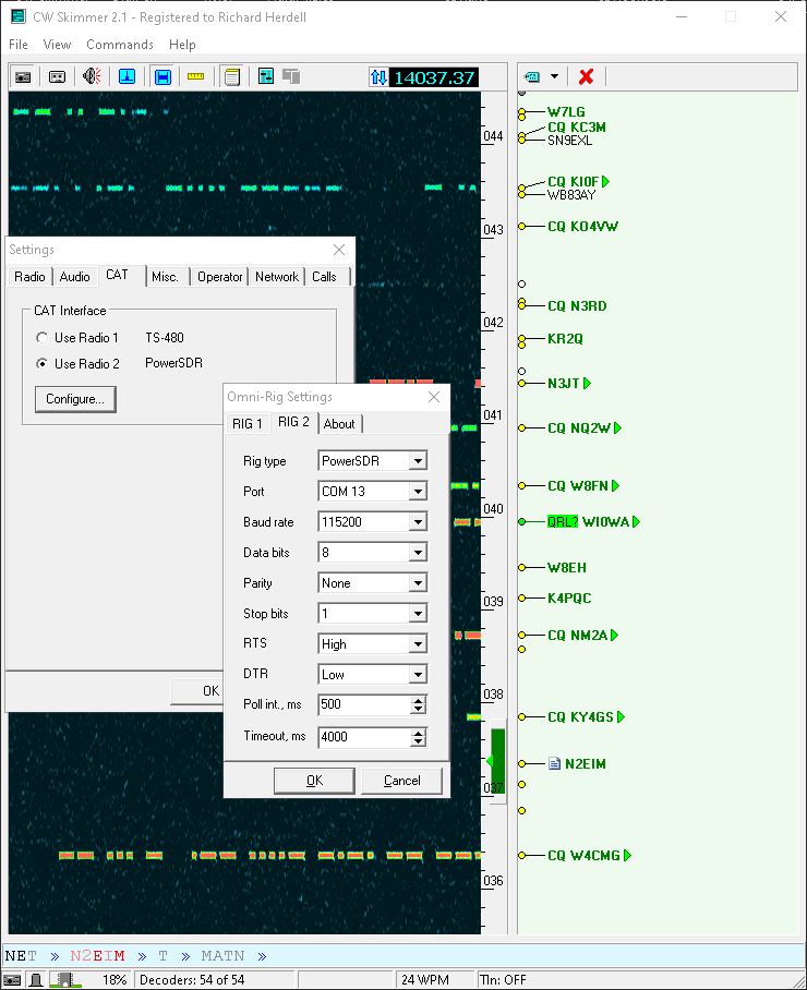 CW S Config